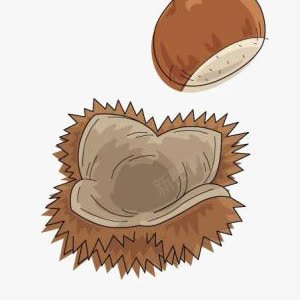 卡通栗子png免抠素材_新图网 https://ixintu.com 卡通 板栗 栗子