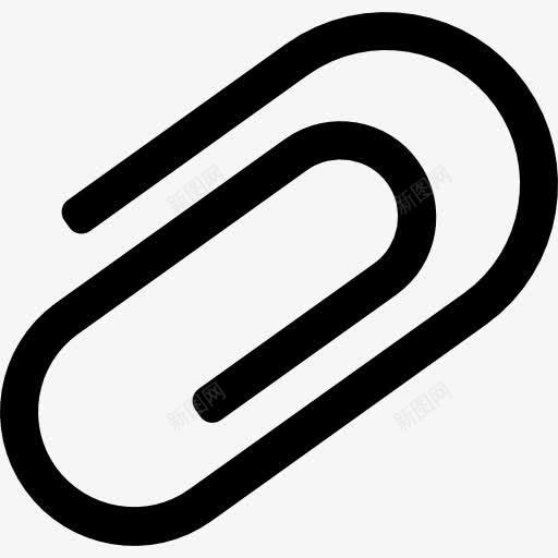 回形针附上图标png_新图网 https://ixintu.com 回形针 夹 工具 接口 附着