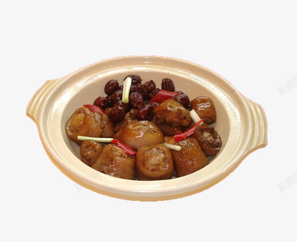 药膳墩童鸡png免抠素材_新图网 https://ixintu.com 炖品 菜肴 食物 鸡