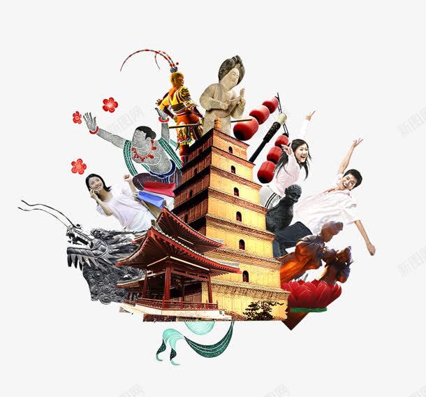 名古建筑png免抠素材_新图网 https://ixintu.com 人物 名古 建筑 装饰