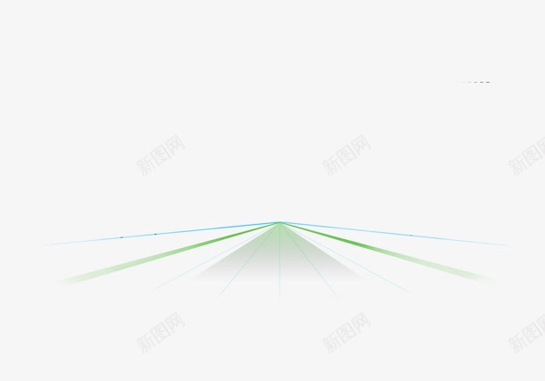 绿色手绘线条光效png免抠素材_新图网 https://ixintu.com 线条 绿色