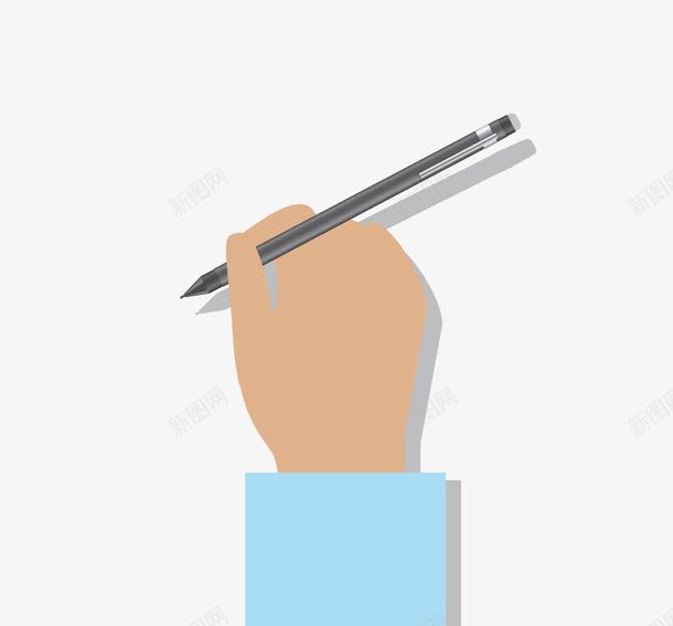 手拿自动笔png免抠素材_新图网 https://ixintu.com ppt ui设计 手 自动笔