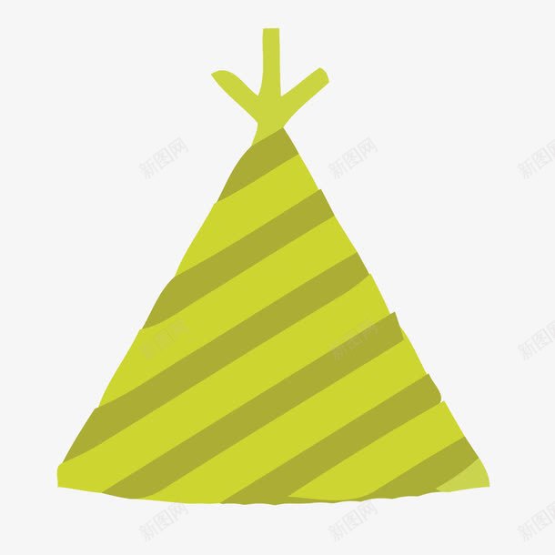 绿色生日帽png免抠素材_新图网 https://ixintu.com 生日 生日矢量 矢量素材 绿色 绿色矢量 绿色素材