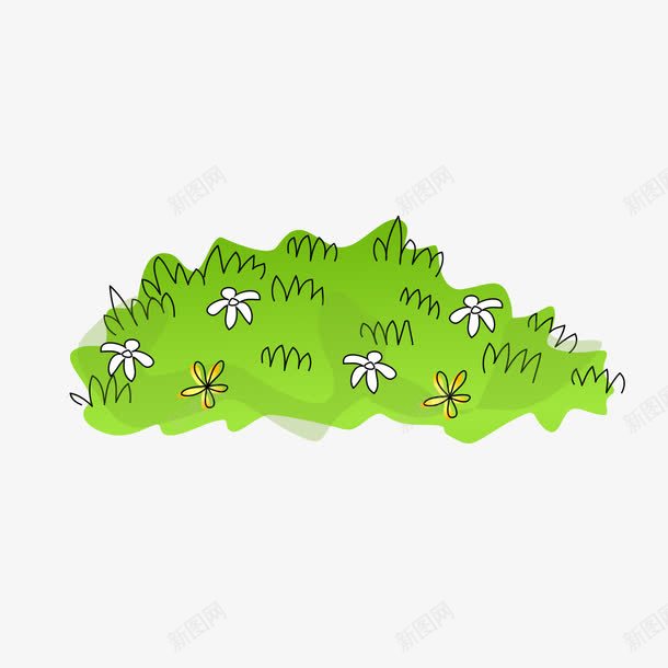 手绘绿色的杂草图案png免抠素材_新图网 https://ixintu.com 图案 手绘绿色的杂草图案 杂草 绿色 绿色图案