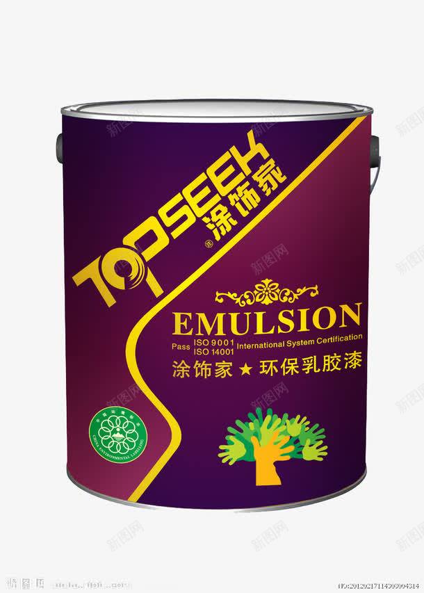 涂饰家燃料png免抠素材_新图网 https://ixintu.com 乳胶漆 产品实物 环保 环保乳胶漆 紫色渐变罐子 绿色