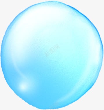 手绘蓝色水彩png免抠素材_新图网 https://ixintu.com 水彩 蓝色
