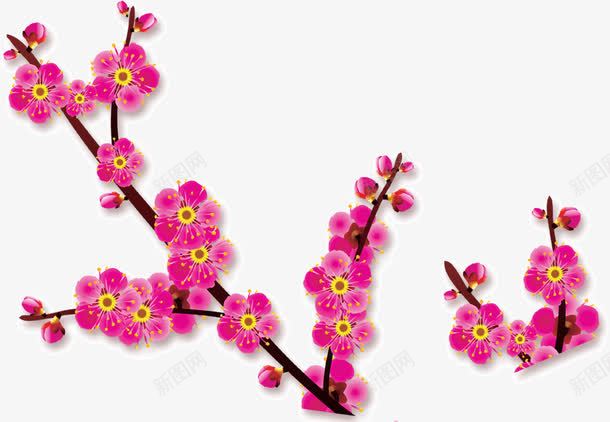 开满鲜花的桃树png免抠素材_新图网 https://ixintu.com 开满 桃树 鲜花