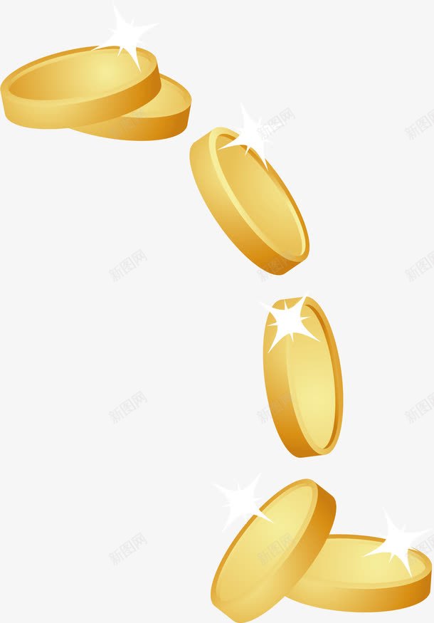 金币元素png免抠素材_新图网 https://ixintu.com png 元素 卡通 现金奖 金币 钱财