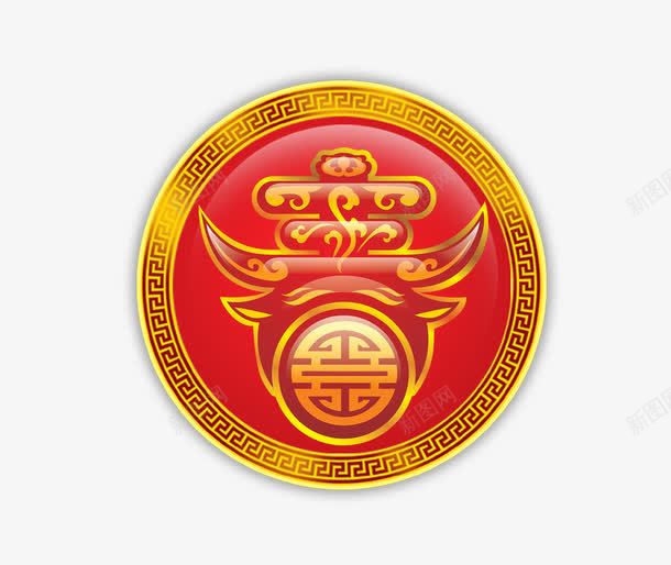 中国风圆形春字图腾png免抠素材_新图网 https://ixintu.com 中国风 图腾 圆图腾 圆形 春字