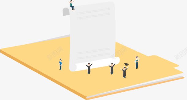 手绘卡爱高考人物png免抠素材_新图网 https://ixintu.com 人物 高考