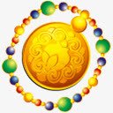 黄色手链金币png免抠素材_新图网 https://ixintu.com 手链 金币 黄色