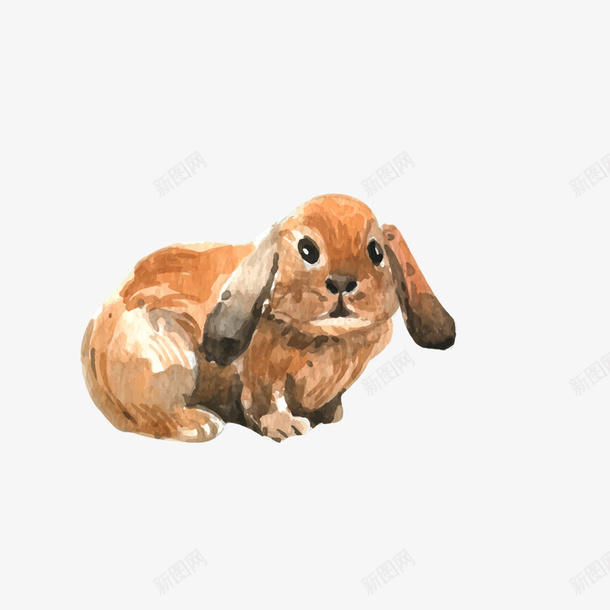 卡通可爱动物海报装饰兔子png免抠素材_新图网 https://ixintu.com 兔子 动物可爱 卡通动物 手绘动物文艺风 萌萌哒的小动物 装饰卡通