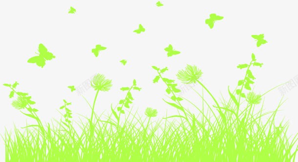 教师节绿色小草海报png免抠素材_新图网 https://ixintu.com 教师节 海报 绿色