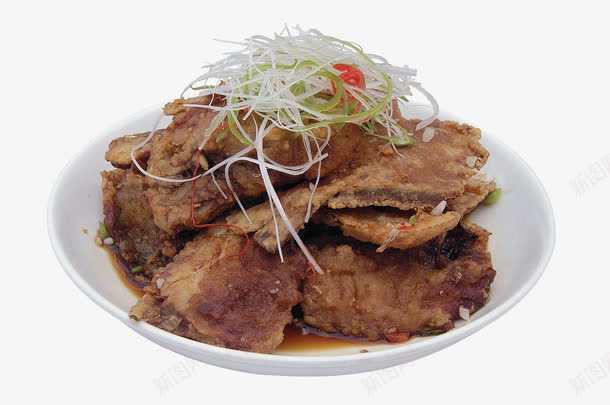 香烹平鱼png免抠素材_新图网 https://ixintu.com 中华美食 中国美食 产品实物 家常菜 平鱼 菜品 餐饮