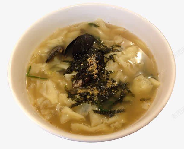 美味的馄炖汤png免抠素材_新图网 https://ixintu.com 煮汤 瓷碗 美味 美食