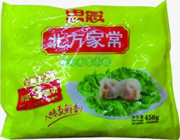 北方家常水饺包装绿色png免抠素材_新图网 https://ixintu.com 包装 北方 家常 水饺 绿色
