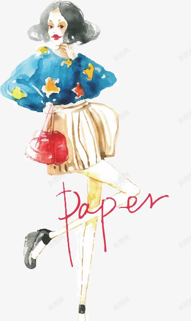 美丽的妻子png免抠素材_新图网 https://ixintu.com 女性 妻子 彩绘 成熟 时尚