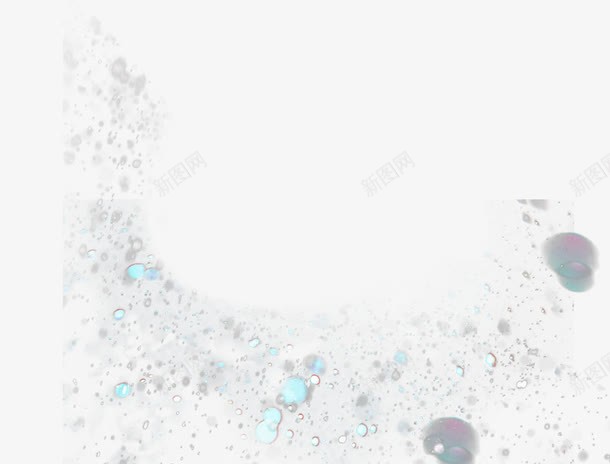 蓝色简约沙尘漂浮png免抠素材_新图网 https://ixintu.com 免抠PNG 沙尘 漂浮 简约 蓝色
