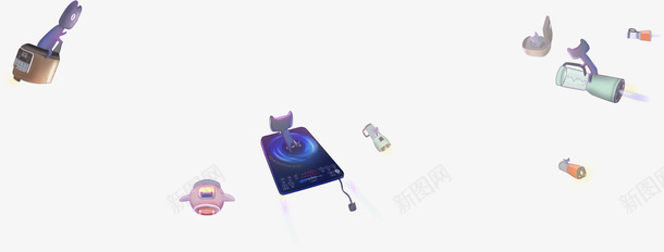创意合成效果家用电器效果png免抠素材_新图网 https://ixintu.com 创意 合成 家用电器 效果