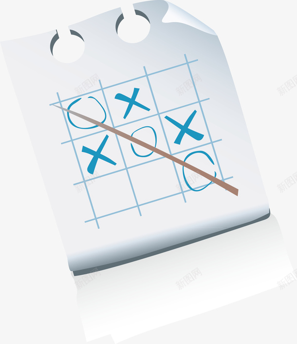 试卷装饰矢量图ai免抠素材_新图网 https://ixintu.com 书纸 对不对 对错 矢量图 简约 纸