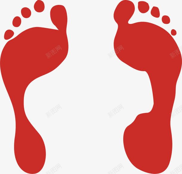 双足脚印png免抠素材_新图网 https://ixintu.com 双足 脚印 脚底板印 脚板印 赤脚印记 足迹