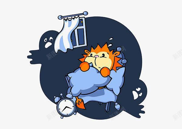 卡通睡觉的猫png免抠素材_新图网 https://ixintu.com 卡通 猫 睡觉的 窗户