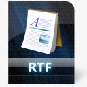 RTF格式黑珍珠文件png免抠素材_新图网 https://ixintu.com RTF格式 rtf