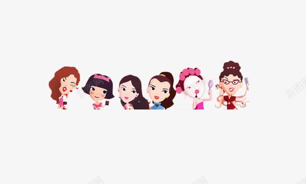 节日卡通人物png免抠素材_新图网 https://ixintu.com 人物 动漫 卡通女里 女性