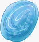 蓝色卡通梦幻艺术圆形png免抠素材_新图网 https://ixintu.com 卡通 圆形 梦幻 艺术 蓝色
