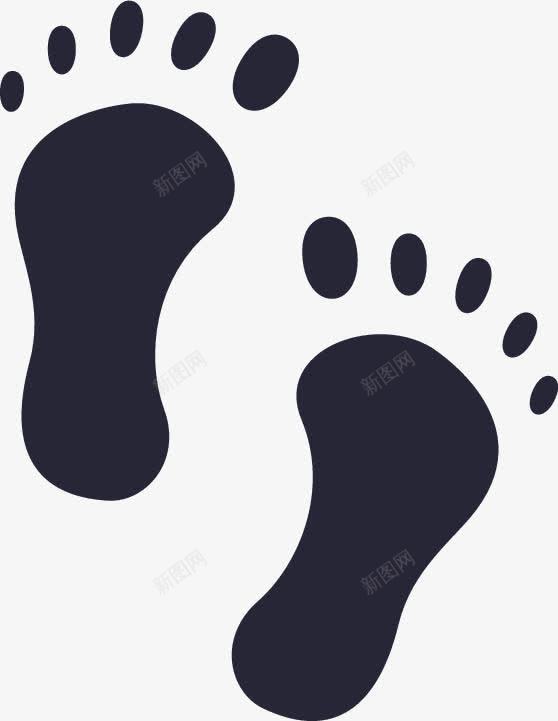 脚印矢量图eps免抠素材_新图网 https://ixintu.com 脚印 矢量图