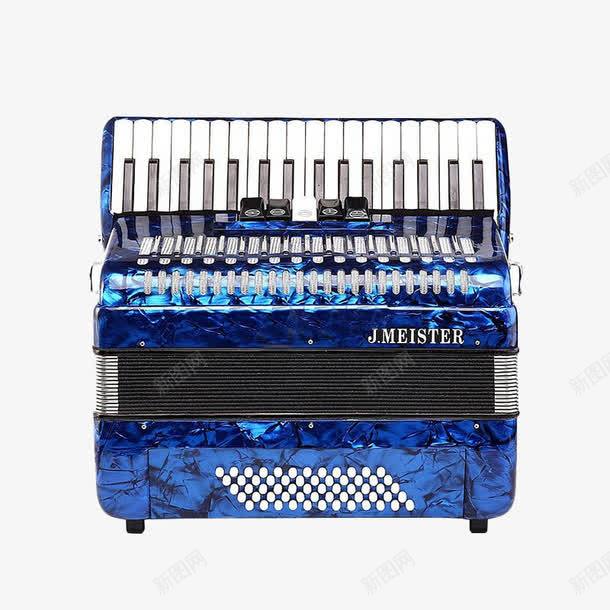 杰麦斯特德国进口簧片蓝色png免抠素材_新图网 https://ixintu.com 乐器 产品实物 手风琴 琴 蓝色 音乐