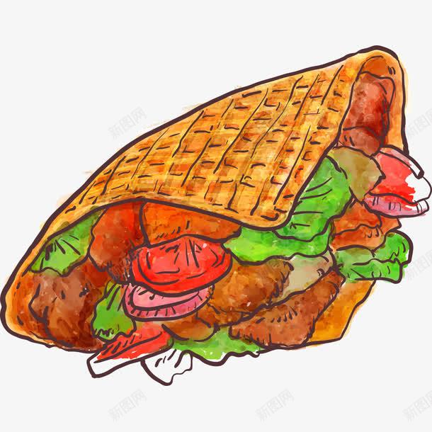 卡通夹饼png免抠素材_新图网 https://ixintu.com 卡通 图片 肉层