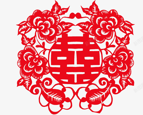 双喜临门png免抠素材_新图网 https://ixintu.com 双喜临门 喜庆 喜气
