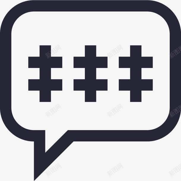 短信验证矢量图图标eps_新图网 https://ixintu.com 短信验证 矢量图