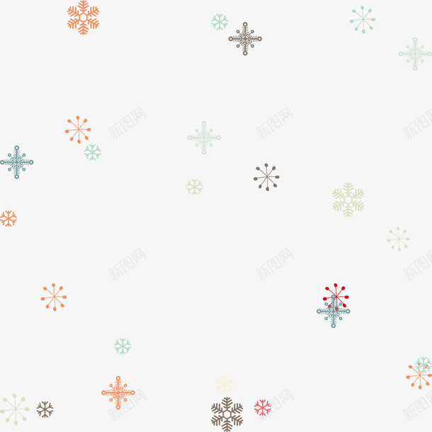 卡通雪花png免抠素材_新图网 https://ixintu.com PNG图形 PNG装饰 卡通 圣诞节 装饰 雪花