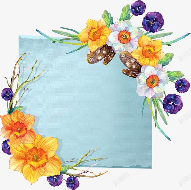春天花png免抠素材_新图网 https://ixintu.com 春天 水彩 牵牛花