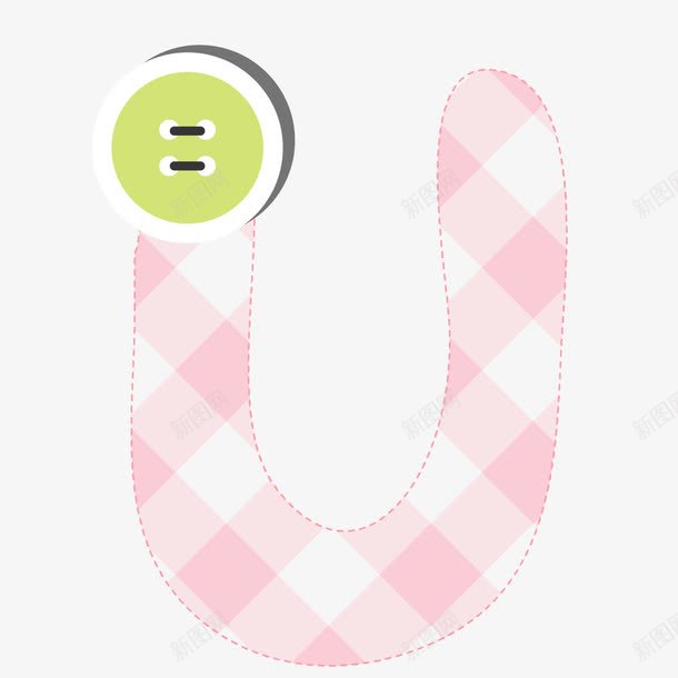 彩色布艺纽扣字母png免抠素材_新图网 https://ixintu.com U 字母 布料 布艺 手工 纽扣 英文字母