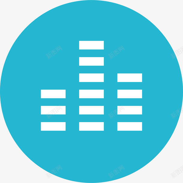 音量大小蓝色icon矢量图图标eps_新图网 https://ixintu.com 图标icon 声波 声音 声音频率 蓝色 音量图标 音量大小 矢量图