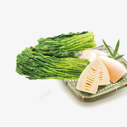 食品餐饮冬笋psd免抠素材_新图网 https://ixintu.com 淘宝产品背景素材 淘宝天猫直通车海报素材 青菜 食品餐饮冬笋素材