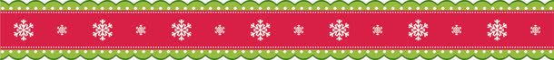 红色雪花边框png免抠素材_新图网 https://ixintu.com 冬季 圣诞节 红色边框 花边 边框纹理 雪花片