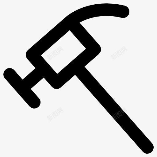 锤图标png_新图网 https://ixintu.com 修复 修理 工具 工具和用具 锤子
