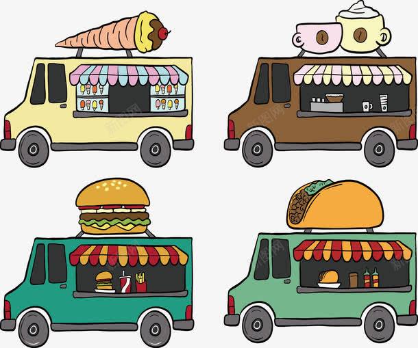 房车矢量图ai免抠素材_新图网 https://ixintu.com 休旅车 房车 汽车检测 矢量图 矢量素材 素材