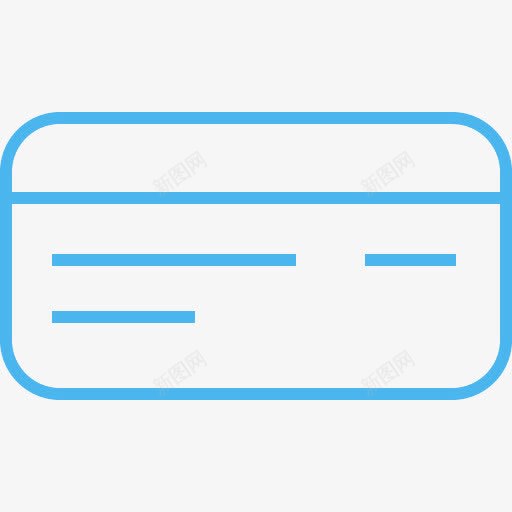 卡信用借记卡简单线路会计png免抠素材_新图网 https://ixintu.com Card credit debit 信用 借记卡 卡