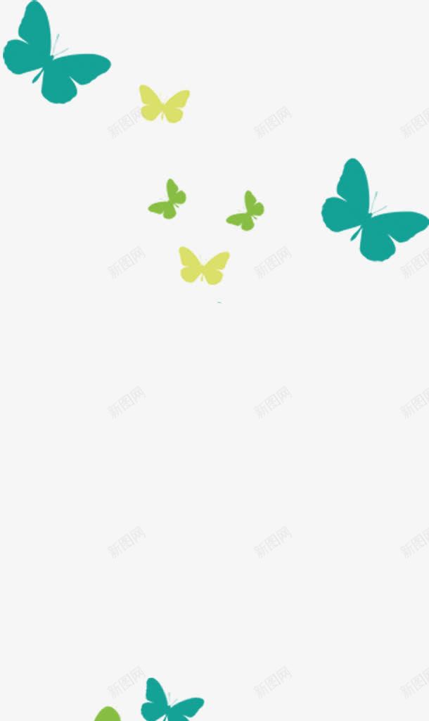 手绘卡通蝴蝶壁纸png免抠素材_新图网 https://ixintu.com 卡通 壁纸 蝴蝶