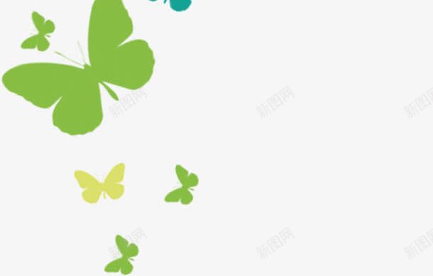 手绘卡通蝴蝶壁纸png免抠素材_新图网 https://ixintu.com 卡通 壁纸 蝴蝶