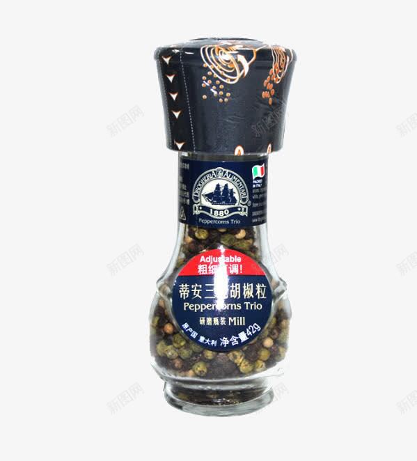 瓶装的黑胡椒png免抠素材_新图网 https://ixintu.com 产品实物 瓶装 胡椒粉罐 黑胡椒