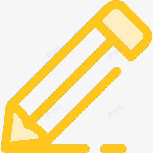 蜡笔图标png_新图网 https://ixintu.com 写 工具和器具 教育 画 笔 蜡笔