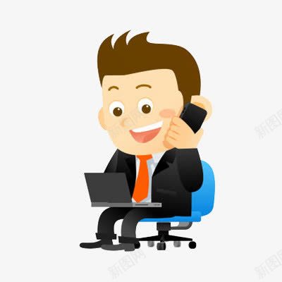 商业性质卡通人物的办公png免抠素材_新图网 https://ixintu.com 办公 办公卡通 商业 商业人物