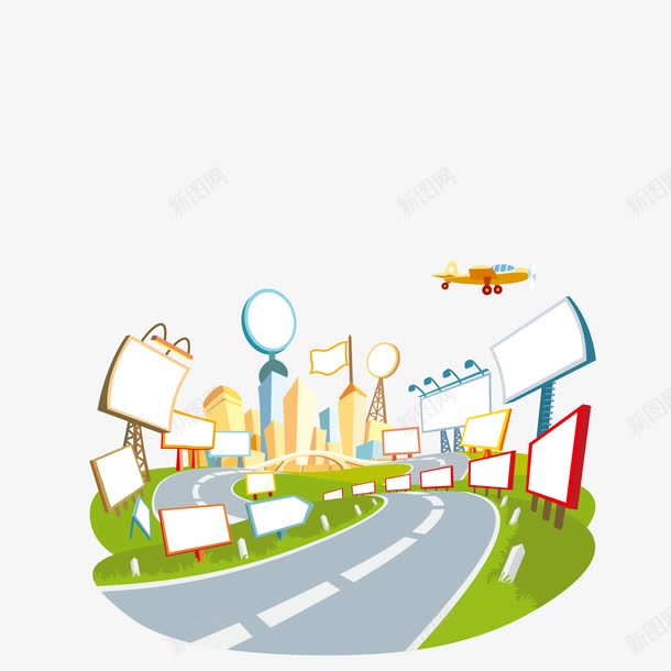 一款可爱的卡通城市风景png免抠素材_新图网 https://ixintu.com 一款可爱的卡通城市风景 卡通城市风景 卡通城市风景免费png下载 卡通城市风景矢量素材