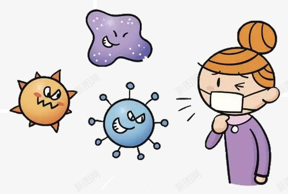 病毒肺炎生病的人psd免抠素材_新图网 https://ixintu.com 流感 生病的人 疫情 病毒 肺炎